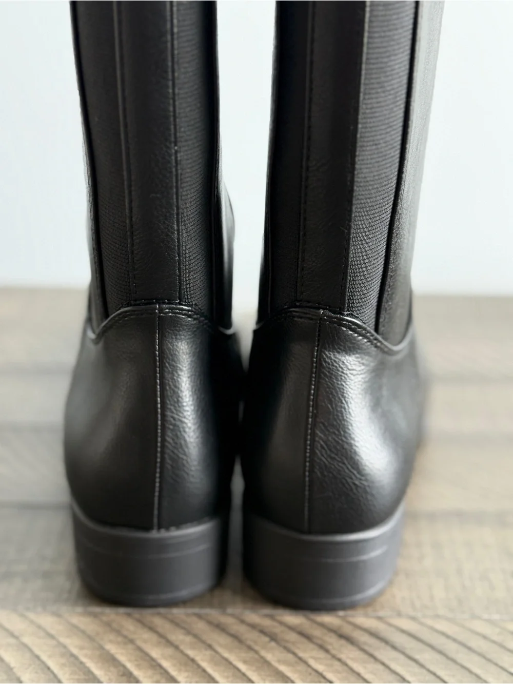 Xappeal Classic Black Knee-High Women's Riding Boots Size 6.5 M